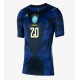 Billige Fotballdrakt Brasil Lucas Paqueta #20 Replika Bortedrakt Dame VM 2026 Kortermet Billige Fotballdrakt Brasil Lucas Paqueta #20 Replika Bortedrakt Dame VM 2026 Kortermet